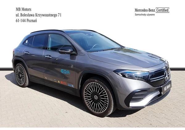 Mercedes-Benz EQA cena 239900 przebieg: 13669, rok produkcji 2023 z Łobżenica małe 254